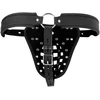 Ouch By Shots PU Leather Chastity Jock - Juodas
