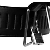 Ouch By Shots PU Leather Female Chastity Belt with Leg Restraint - Juodas
