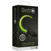 Ouch By Shots Ouch! Puppy Tail Plug Glow-in-the-Dark Silicone Medium Žalias