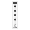 Ouch By Shots Sinner Gear Silicone Bead System Medium Juodas - 4-Piece Set