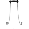 Ouch By Shots Sinner Gear Silicone Bit Gag with Adjustable Nipple Clamps Juodas