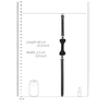 Ouch By Shots OUCH! Silicone Bone-Shaped Gag Adjustable Juodas High-Grade Material