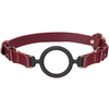 Ouch By Shots Ouch Halo Silicone Open Ring Gag - Elegant Juodas &amp; Gold Design