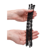 Ouch By Shots OUCH! Silicone Spiral Plug Set Advanced 4 Sizes Medical Grade Juodas