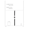 Ouch By Shots Ouch! Solid Ball Gag Adjustable Leather Strap Juodas Universal Fit