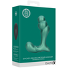 Ouch By Shots OUCH! Stacked Intimate Massager with Remote Control Metallic Žalias