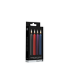 Ouch By Shots Ouch! Teasing Wax Candles Set 4 Multicolor - Low-Temp Drip System