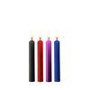 Ouch By Shots Ouch! Teasing Wax Candles Set 4 Multicolor - Low-Temp Drip System