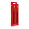 Ouch By Shots Ouch! Teasing Wax Candles Set 4pcs Large Raudona - Sensory Play Priedas