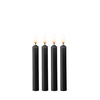 Ouch By Shots Ouch! Teasing Wax Candles Set - 4 Juodas Pieces, Low-Temperature Formula