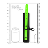 Ouch By Shots Ouch! Thigh Cuffs with Belt &amp; Handcuffs Glow-in-the-Dark L/XL Set