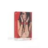 Ouch By Shots Velcro Cuffs Raudona