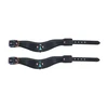 Ouch By Shots Ouch! Venice Collection Handcuffs Juodas Bonded Leather Iridescent Finish