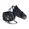 Ouch By Shots Ouch! Venice Collection Handcuffs Juodas Bonded Leather Iridescent Finish