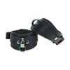 Ouch By Shots Ouch! Venice Collection Handcuffs Juodas Bonded Leather Iridescent Finish