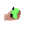 Ouch By Shots Ouch! Glow in the Dark Vibrating Intimate Device, Fluorescent Žalias