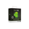 Ouch By Shots Ouch! Glow in the Dark Vibrating Intimate Device, Fluorescent Žalias