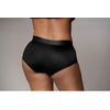Ouch By Shots Satisfyer Vibrating Strap-On Brief XL/XXL - Juodas, 10-Speed Bullet, Adjustable Fit
