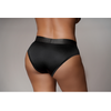 Ouch By Shots Sinner Gear Vibrating High-Cut Strap-On Brief XL/XXL Juodas Rechargeable