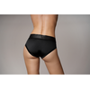 Ouch By Shots EasyToys Vibrating High-Cut Strap-On Brief XS/S Juodas - 10-Mode Bullet