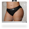 Ouch By Shots EasyToys Vibrating Strap-On Hipster XL/XXL Juodas - Lace Harness System