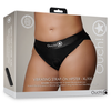 Ouch By Shots EasyToys Vibrating Strap-On Hipster XL/XXL Juodas - Lace Harness System