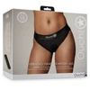 Ouch By Shots Loving Joy Vibrating Hipster Harness M/L Juodas - Lace Open Design &amp; Bullet