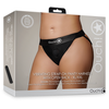 Ouch By Shots Sinner Gear Vibrating Strap-On Harness XL/XXL Juodas - Open Back System