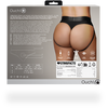 Ouch By Shots Shots Vibrating Strap-On Briefs Removable Rear Straps XL/XXL Juodas