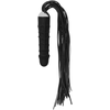 Ouch By Shots OUCH! Silicone Ball-Textured Intimate Whip 30cm Juodas