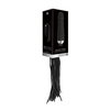 Ouch By Shots OUCH! Silicone Ball-Textured Intimate Whip 30cm Juodas