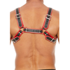 Ouch By Shots Z Series Chest Bulldog Harness L/XL - Genuine Leather, Adjustable Buckles