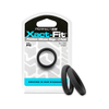 PerfectFitBrand Perfect Fit Xact-Fit #10 Precision Ring 2 vnt., Soft Silicone, Juodas
