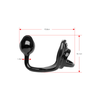 Perfect Fit Armour Tug Lock Juodas - Anatomical Dual Support System 43mm