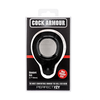 PerfectFitBrand Perfect Fit Cock Armour Regular Juodas - Anatomical Support Ring, 43 mm