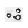 PerfectFitBrand Perfect Fit Premium C-Rings Set - Silicone Variety, 6 Sizes, Juodas