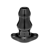 PerfectFitBrand Perfect Fit Double Tunnel Plug Medium Juodas - Innovative Open-Channel Plug