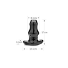 PerfectFitBrand Perfect Fit Double Tunnel Plug XL Juodas - Large Hollow System Plug