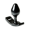 PerfectFitBrand Perfect Fit Master Plug Small Juodas - Strap-On Compatible Plug, 8.9 cm