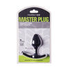 PerfectFitBrand Perfect Fit Master Plug Small Juodas - Strap-On Compatible Plug, 8.9 cm