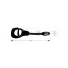 PerfectFitBrand Perfect Fit Armour Tug Lock Small - Intimate Ring with Ball Strap &amp; Plug