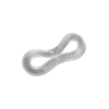 PerfectFitBrand Perfect Fit Rocco 3-Way Adjustable Silicone Ring Juodas Multipurpose