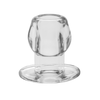 Perfect Fit Tunnel Plug Large Clear - Innovative Hollow Intimate Device