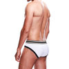 Prowler Brief XS Baltas/Juodas - Two-Tone Modern Underwear