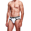 Prowler Brief XS Baltas/Juodas - Two-Tone Modern Underwear