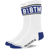 Prowler BTM Socks Baltas/Mėlyna - Classic Sporty Cotton Crew Socks