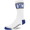 Prowler BTM Socks Baltas/Mėlyna - Classic Sporty Cotton Crew Socks