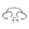 Prowler Red Prowler Raudonas Heavy Duty Stainless Steel Ankle Restraints Sidabrinis