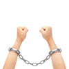 Prowler Red Prowler Raudonas Heavy Duty Stainless Steel Ankle Restraints Sidabrinis