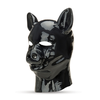 Prowler Red Latex Pig Hood - Juodas
